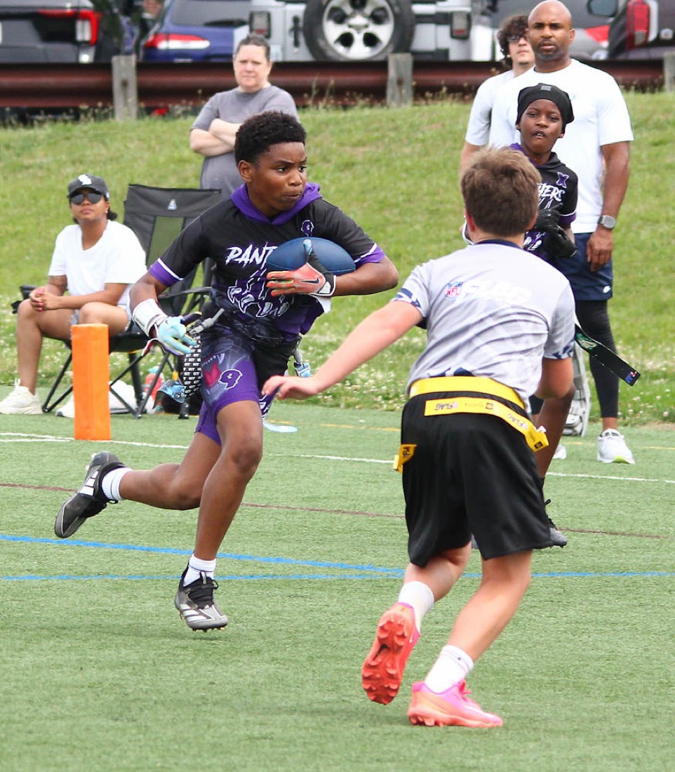 Aim High Panthers players in action